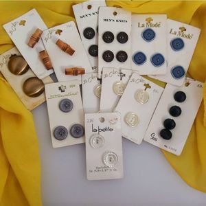 Assorted Vintage Sewing Button Cards